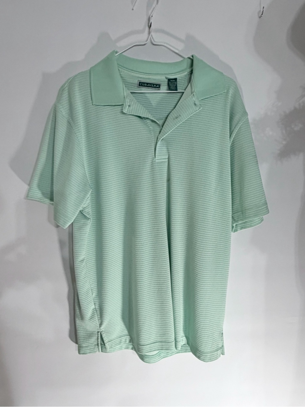 Cubavera Mint Green Men's Polo Shirt